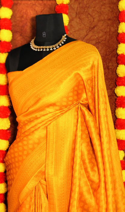 Kubera Silk Golden Splendor: Rich Sarees for Regal Occasions