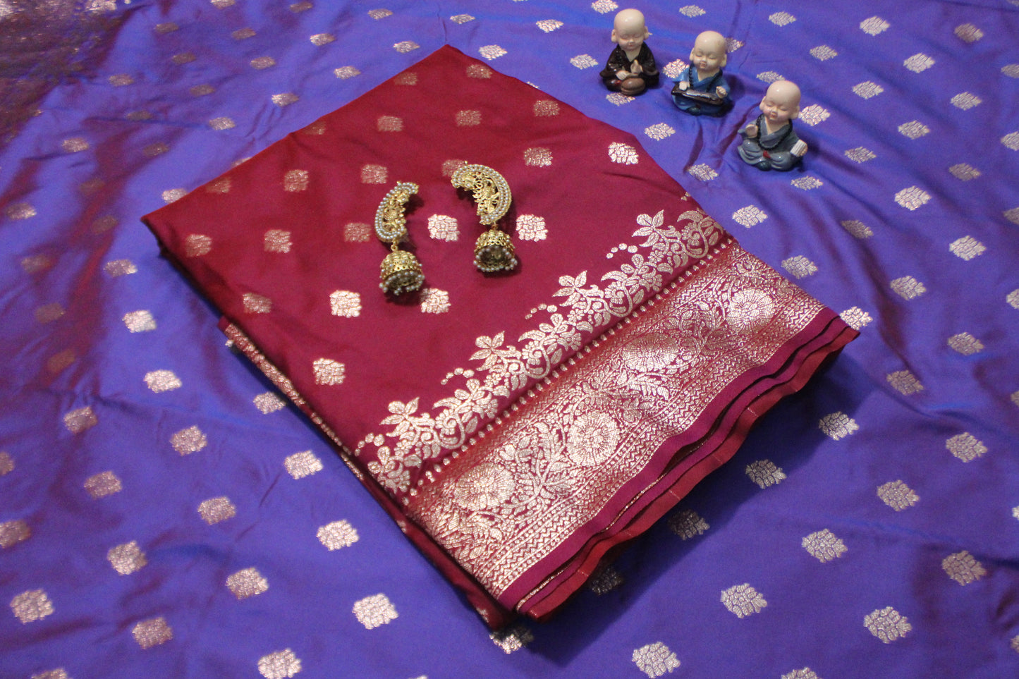 Banarasi Royal Weaves with Border Brilliance
