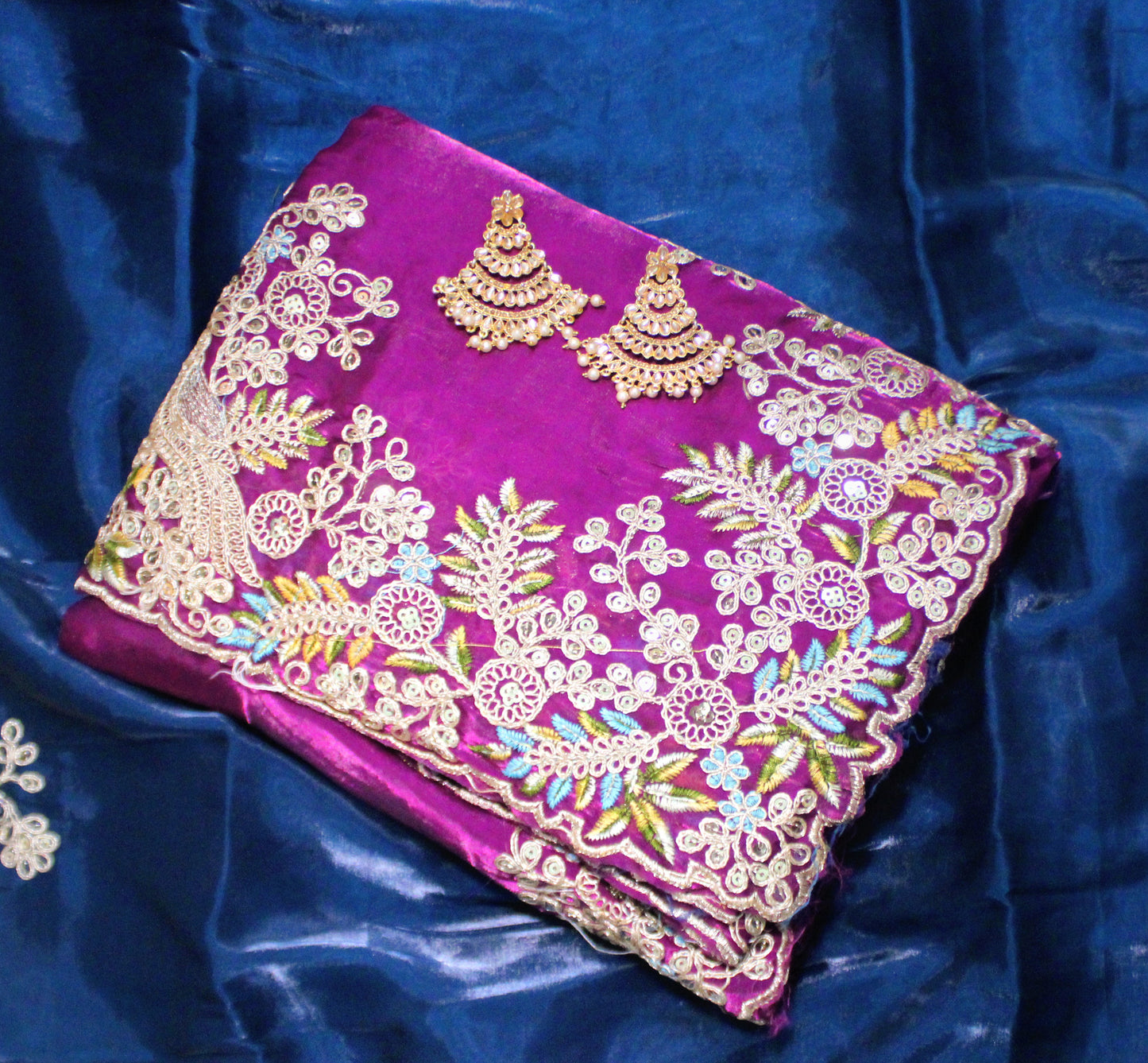Jimmy Choo Glam – Heavy Embroidered Sarees for Star Moments