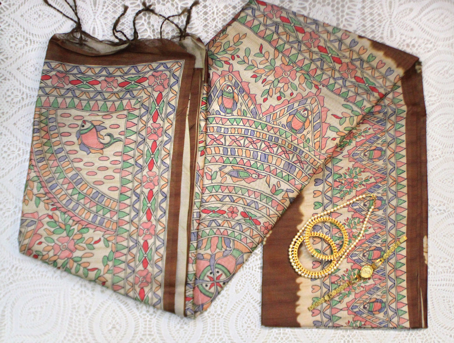 Madhubani Muse |Semi Tussar Silks