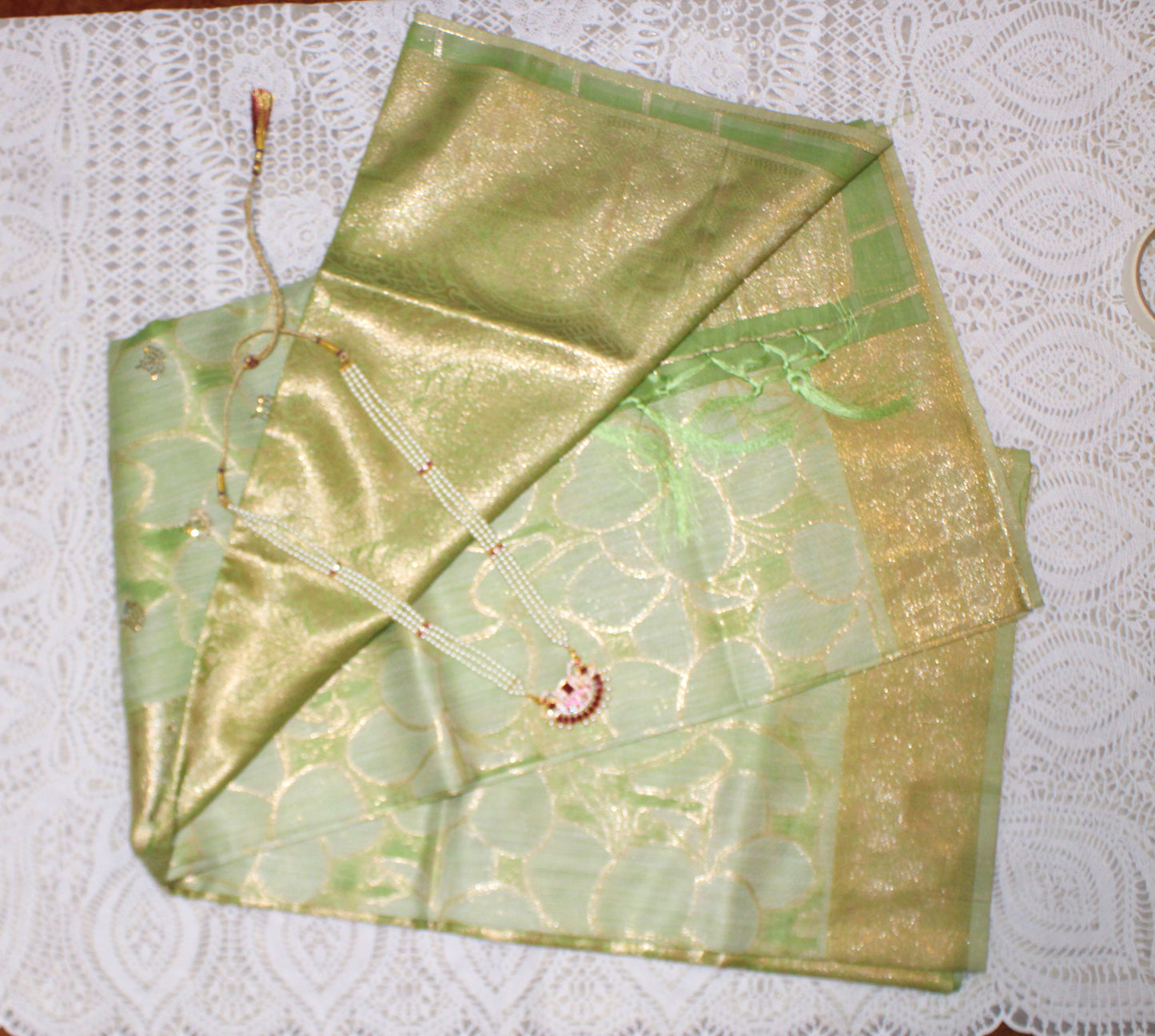 Magic Orchid  Semisilk Saree |  Pure Floral Grace