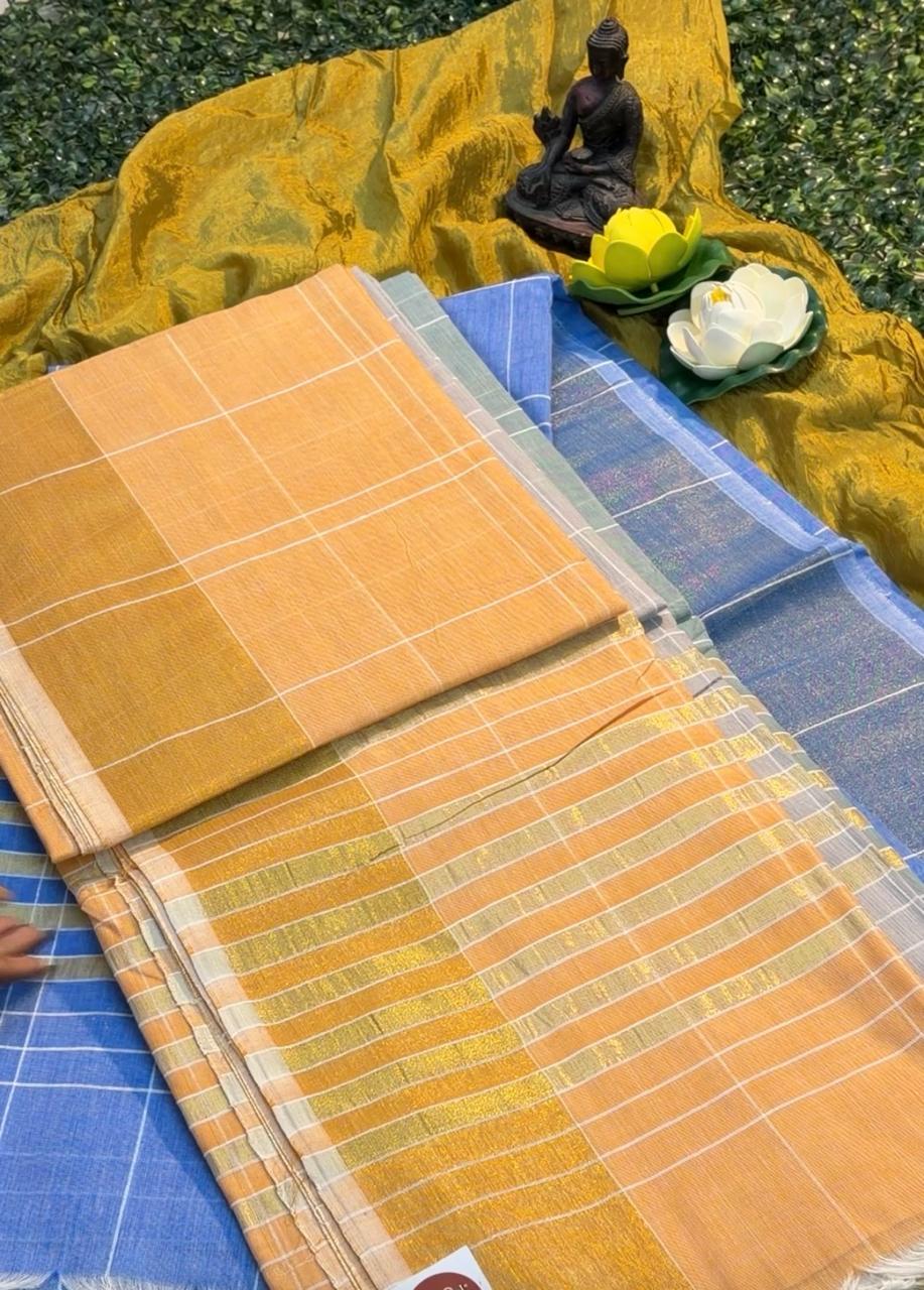 Banana Cotton Sarees – Sustainable, Handwoven Elegance